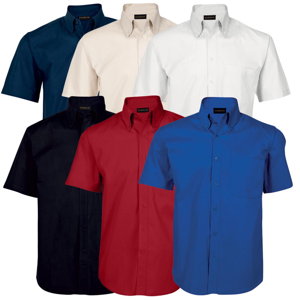 Brushed Cotton Twill Lounge Short Sleeve Mens