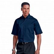 Brushed Cotton Twill Lounge Short Sleeve Mens