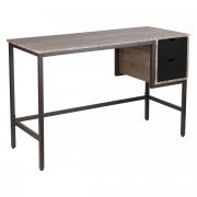 Rampart Office Desk with Two Drawers Powder Coated Steel