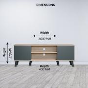 Everfurn Laurel Tal TV Stand 1.6M Width