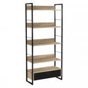 Baltic Wide Bookshelf with Large Drawer