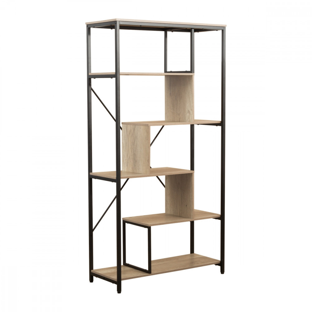 Vector Large Bookshelf with Steel Frame