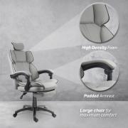 Emperor High Back Office Chair Leg Rest