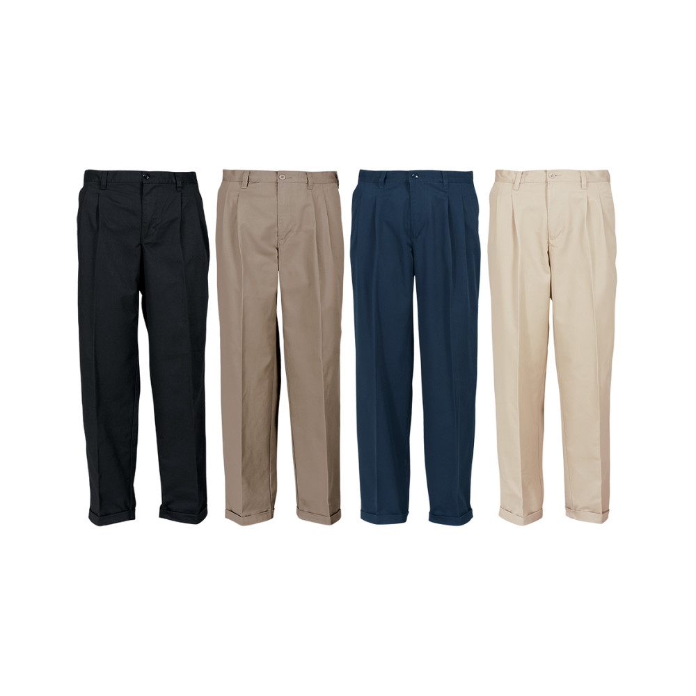 Mens Poly Cotton Chino 245g