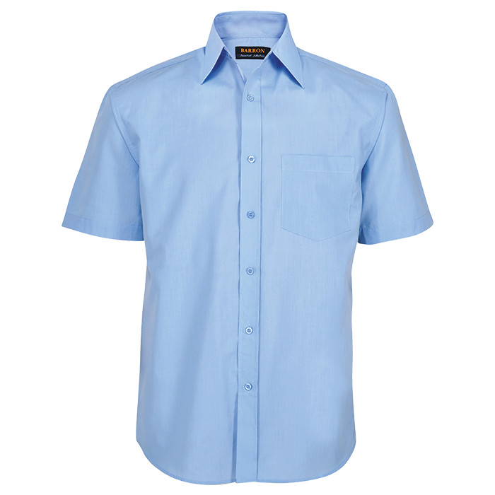 Mens Basic Poly Cotton Lounge Short Sleeve