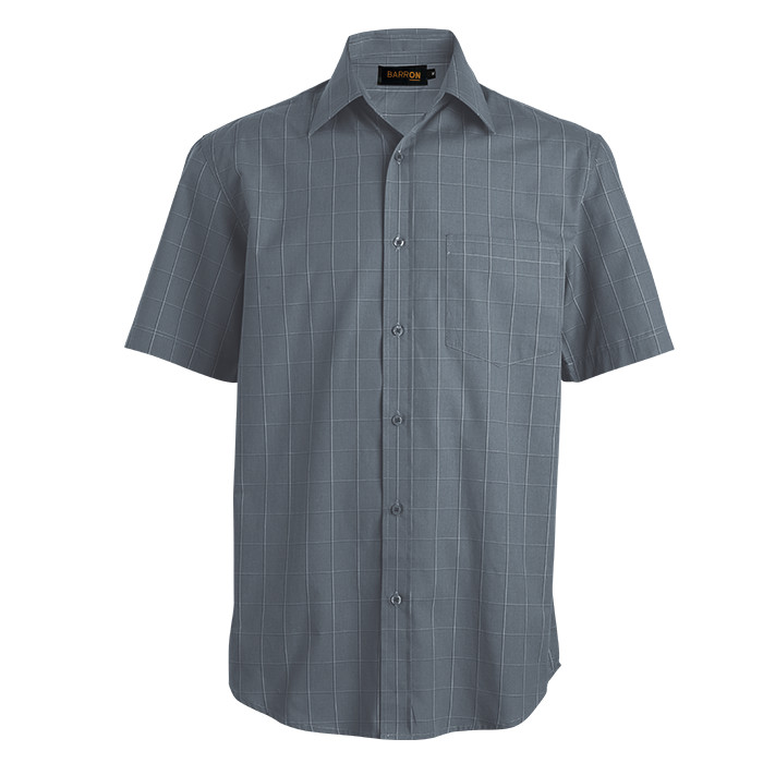 Mens Metro Check Lounge Short Sleeve