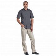 Mens Metro Check Lounge Short Sleeve