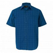 Mens Metro Check Lounge Short Sleeve