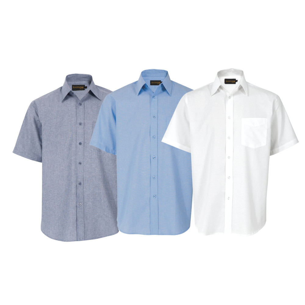 Mens Oxford Lounge Short Sleeve