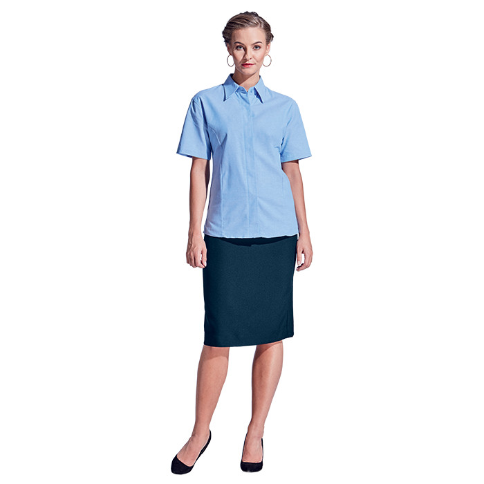 Ladies Oxford Lounge Short Sleeve