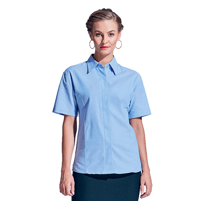 Ladies Oxford Lounge Short Sleeve