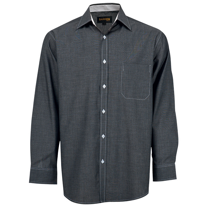 Mens Onyx Lounge Shirt Long Sleeve