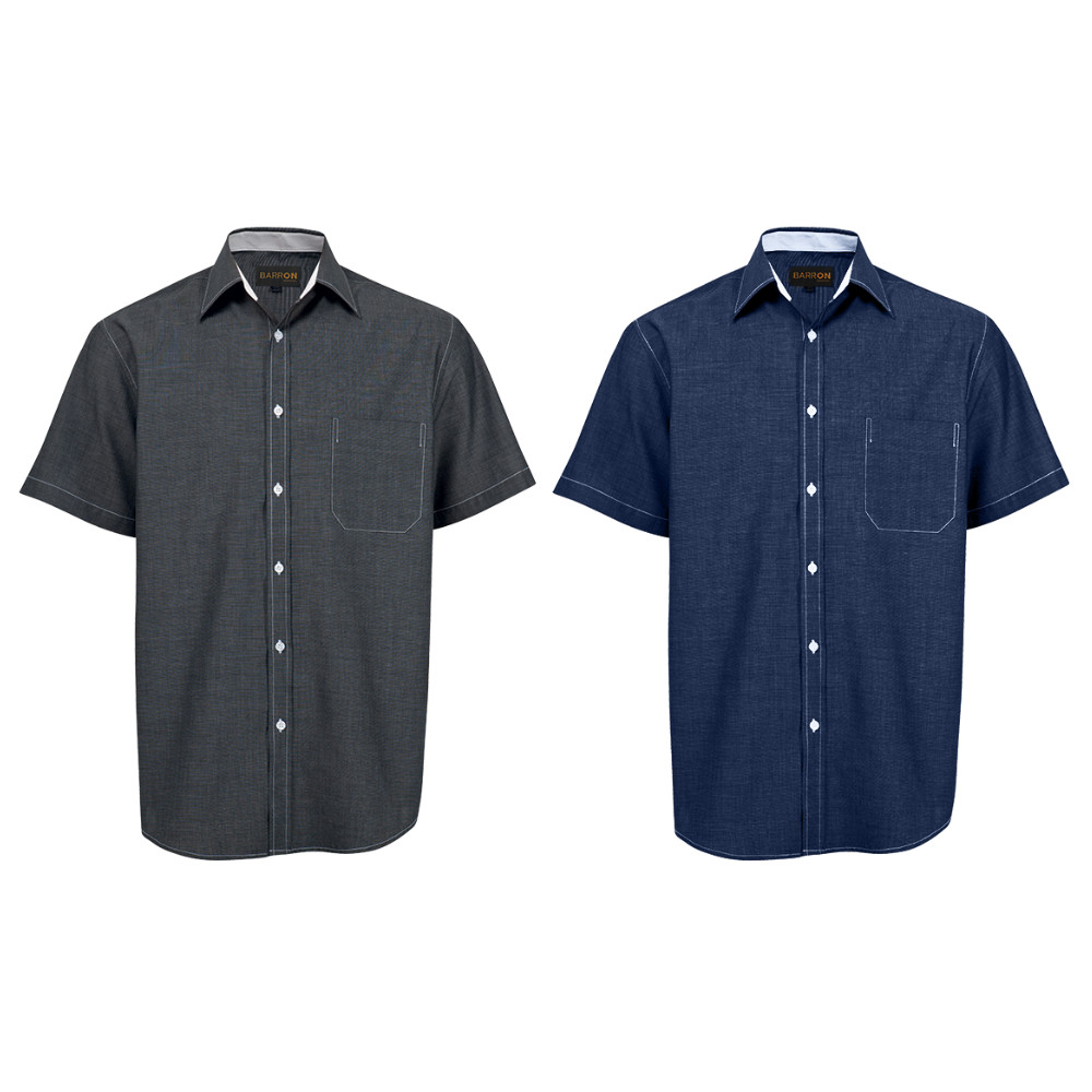 Mens Onyx Lounge Shirt Short Sleeve