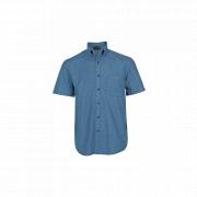 Mens Denim Shirt Short Sleeve