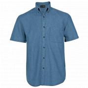 Mens Denim Shirt Short Sleeve