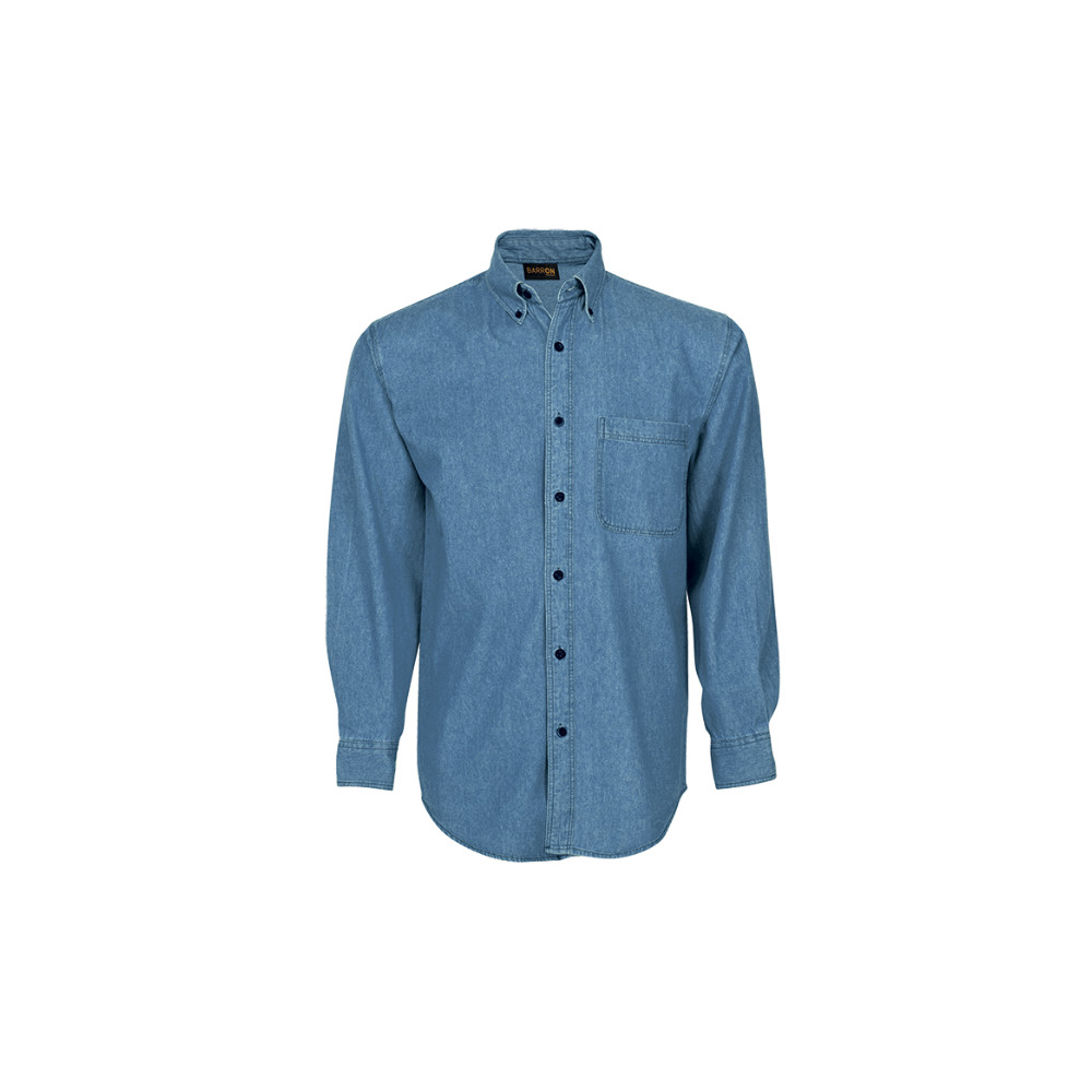 Mens Denim Shirt Long Sleeve