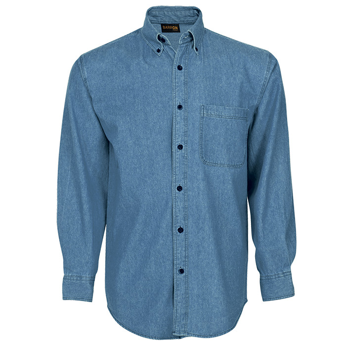 Mens Denim Shirt Long Sleeve