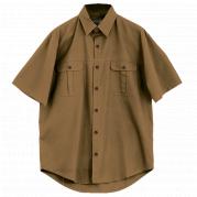 Mens Plain Bush Shirt