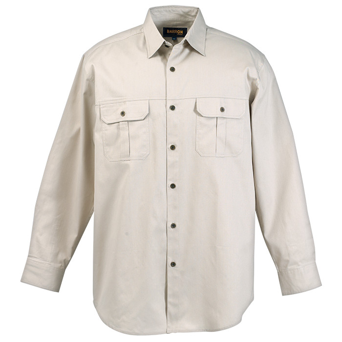 Mens Bush Shirt Long Sleeve