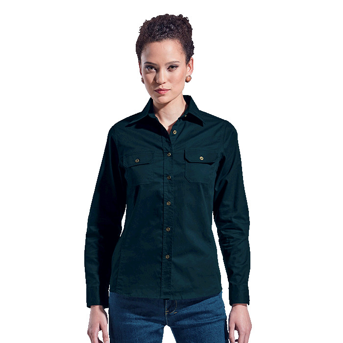 Ladies Bush Shirt Long Sleeve