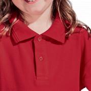 Kiddies 175g Pique Knit Long Sleeve Golfer