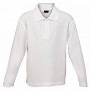 Kiddies 175g Pique Knit Long Sleeve Golfer