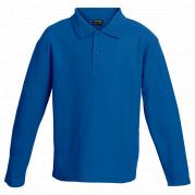 Kiddies 175g Pique Knit Long Sleeve Golfer