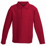 Kiddies 175g Pique Knit Long Sleeve Golfer