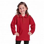 Kiddies 175g Pique Knit Long Sleeve Golfer