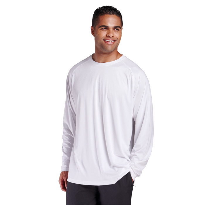 Mens 135g Long Sleeve Polyester T-Shirt