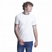 Mens 175g Ringer T-Shirt Polyester Eyelet