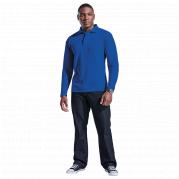 Mens 175g Pique Knit Long Sleeve Golfer