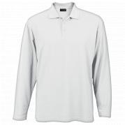 Mens 175g Pique Knit Long Sleeve Golfer