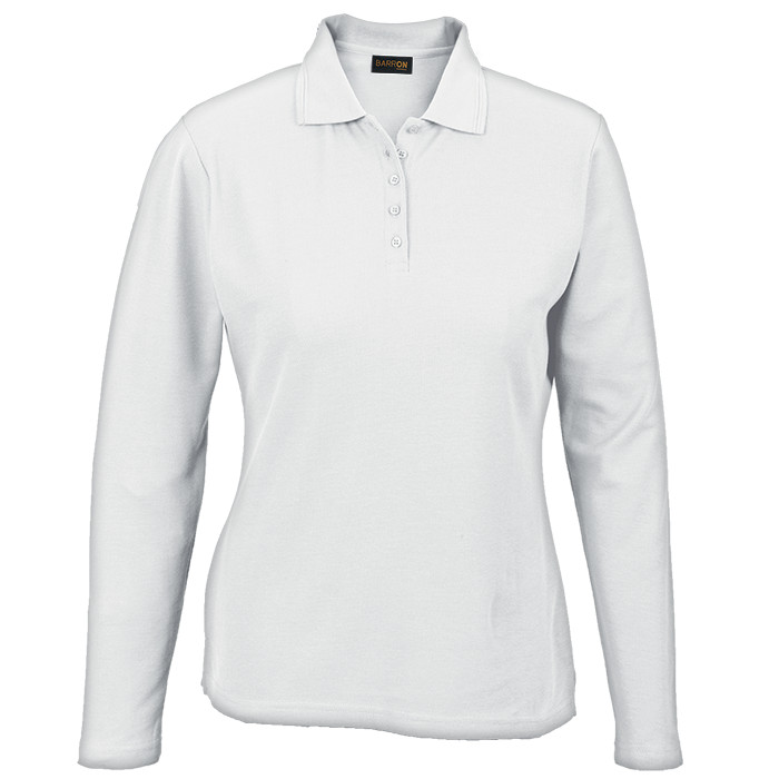 Ladies 175g Pique Knit Long Sleeve Golfer