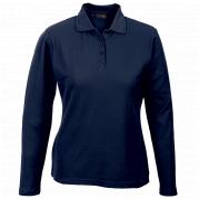 Ladies 175g Pique Knit Long Sleeve Golfer