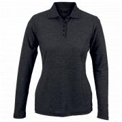 Ladies 175g Pique Knit Long Sleeve Golfer