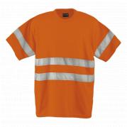 Mens 150g Poly Cotton Safety T-Shirt With Tape