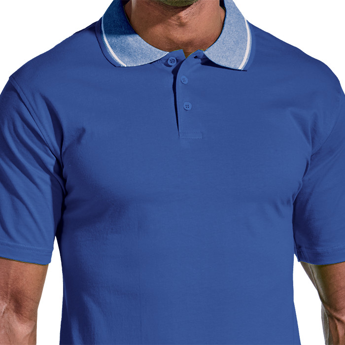 Mens Jacquard Collar Golfer