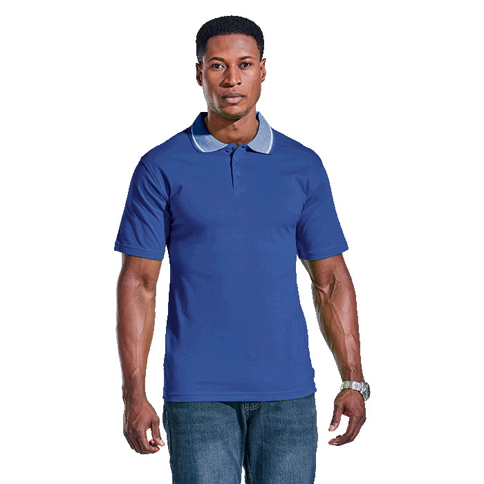 Mens Jacquard Collar Golfer