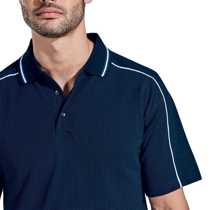 Mens Shoulder Stripe Golfer