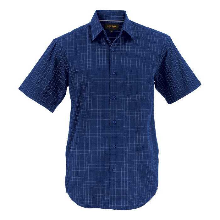 Mens Hamilton Short Sleeve Check Lounge Shirt