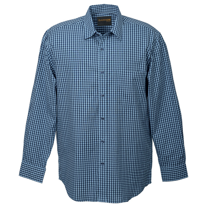 Mens Unity Check Lounge Long Sleeve Shirt