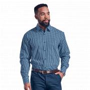 Mens Unity Check Lounge Long Sleeve Shirt