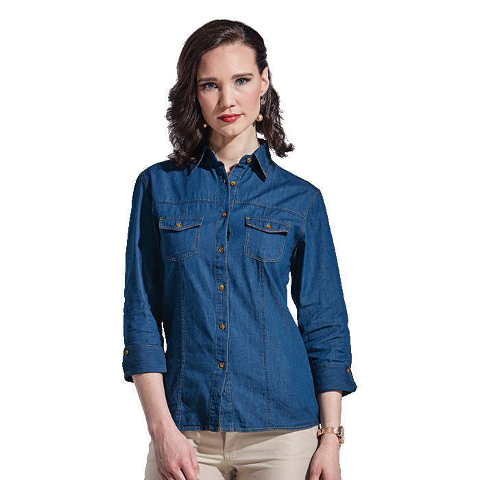 Ladies Denver Denim Blouse