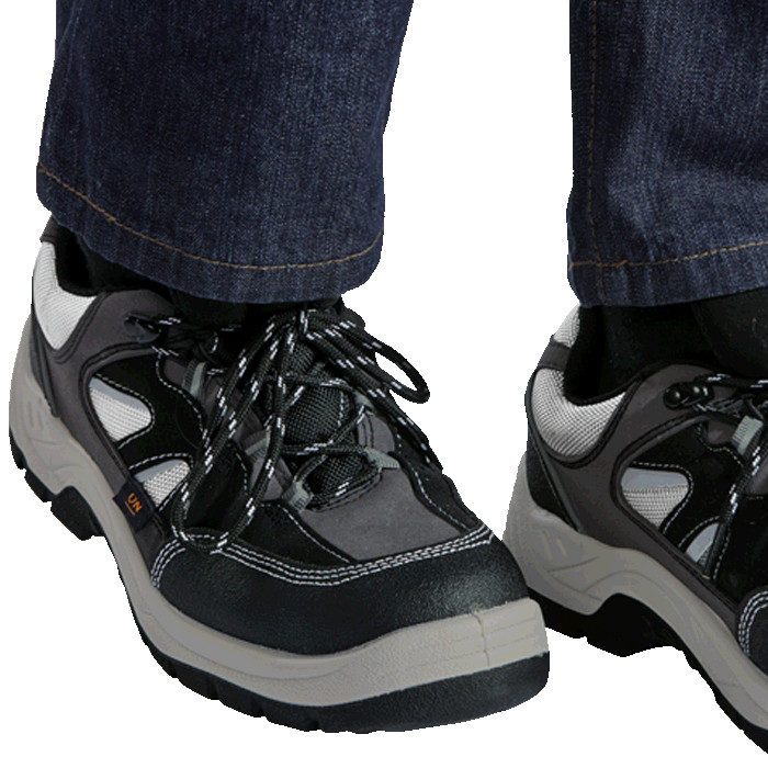 Crusader Safety Shoe - Black & Grey