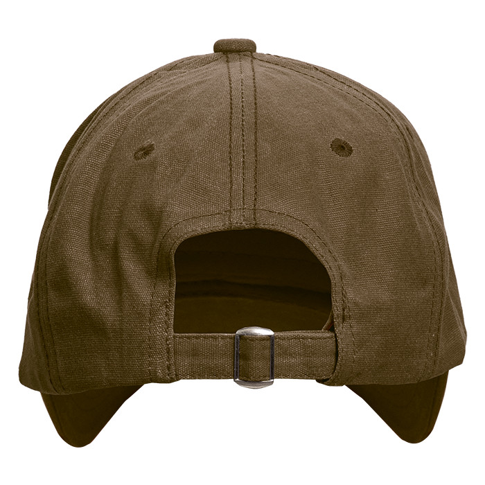 6 Panel Barron Washed Oil Skin Cap