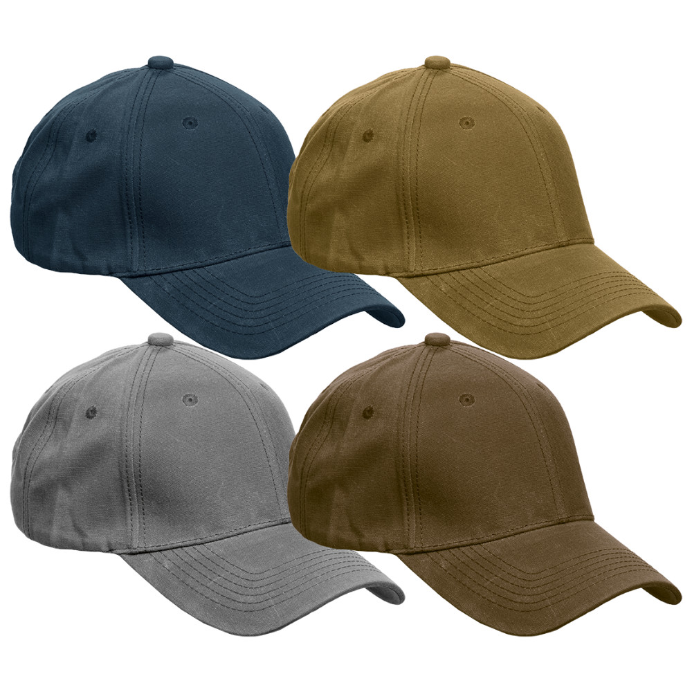 6 Panel Barron Washed Oil Skin Cap