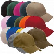 6 Panel Brushed Cotton Cap