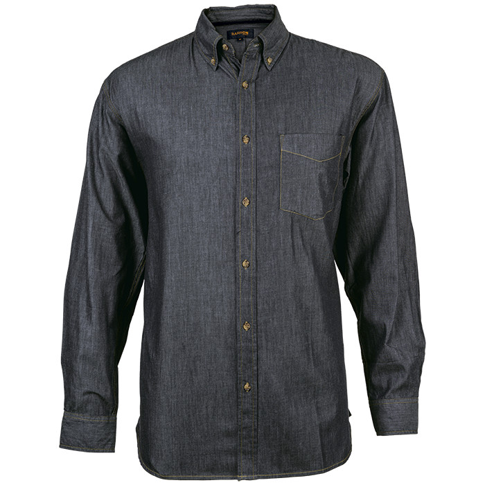 Denver Denim Shirt Long Sleeve Mens