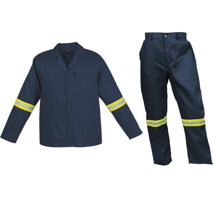 Budget Poly Cotton Conti Suit with Reflective Tape